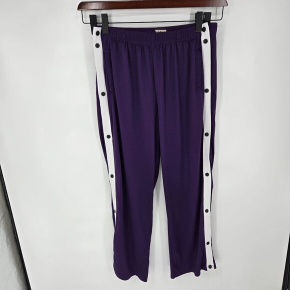Deyeek womens size XL purple tear away pants side split snap post surgery - Picture 10 of 10